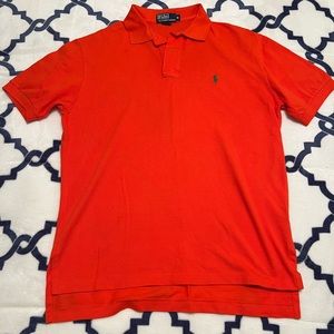 Polo Ralph Lauren - Polo Shirt - Orange - Men’s Size M